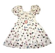 NWT Ivy City Co. Mariposa in Ivory Smocked Butterfly Print Fit & Flare Dress XXL
