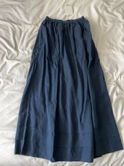 Blue Maxi Skirt 