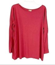 Piko 1988 Maroon Blouse Size L