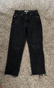 Black Straight Jeans