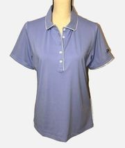 Peter Millar UPF 50 Sun Protection Womens Carolinas Golf Shirt Size Medium Blue