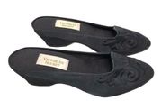 Vintage Victoria's Secret Damask Mule Slippers VS bedroom slippers shoes