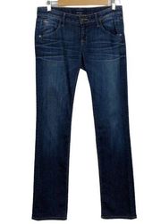 Hudson Flap Pocket Straight  Leg Mid wash Jeans 27