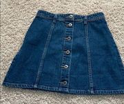 princess polly jean skirt size 0