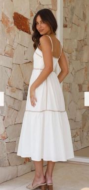 White Midi Dress