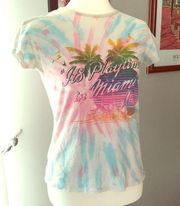 Tie Dyed One Teaspoon T Shirt