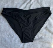 NWT Aerie Black Bikini Bottom Only