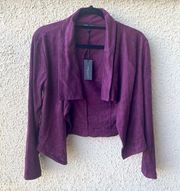 NWT Faux Suede Jacket