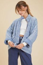 Forever 21 Quilted Zip-Up Jacket