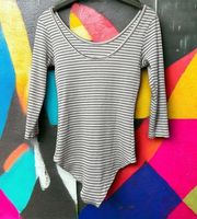 Anthropologie Seen Worn Kept Striped Knit Bodysuit