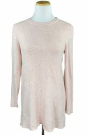 Rosewater Blush Pink Cozy Chenille Sweater