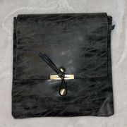 Francesca’s Black Hook Hardware Purse