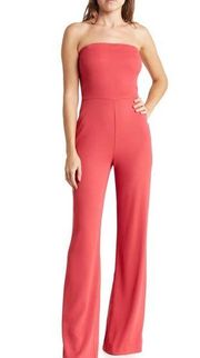 Ramy Brook Vivian Strapless Wide Leg Jumpsuit Size 8 New