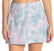 Outdoor Voices Ready Set Golf Tennis Active Workout Skort Skirt Blue Pink Medium