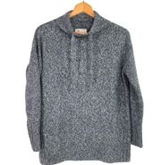 Lou & Grey for LOFT - Marled Grey Turtleneck - S