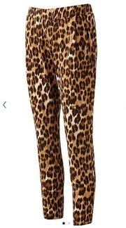Jennifer Lopez XS leopard print pants