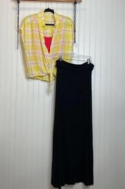 Loveappella & Jane + Delancey & Old Navy Tank Shirt & Skirt Bundle Of 3 Size L