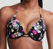 Victoria's Secret 36B Bombshell Halter Swim Top Bikini Max Push Up NWT