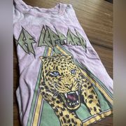 Recycled Karma  Def Leopard tee sz xl