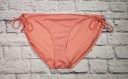 Peyton & Parker Women's String Bikini Bottom Swimsuit Size XXL Peach