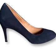 CORSO COMO DEL NAVY SUEDE 10‎ PREMIUM LEATHER WOMENS DRESS HEEL 2.5” PUMPS