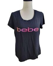 Bebe Sport Logo Size M T-shirt