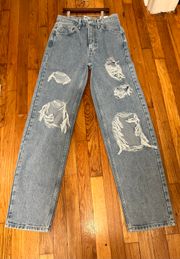 Ripped Boyfriend Jeans