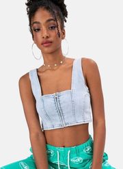 Adika Denim Crop Top