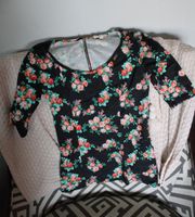 Black Floral Top