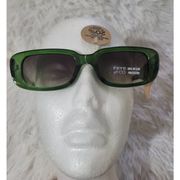 NWT Frye and Co. Women's Green Rectangle Sunglasses