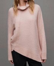 ALL SAINTS • Lock Roll Neck Sweater • Rose Pink • Size Medium