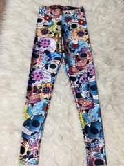 BlackMilk Day of the Dead Sugar Skull Leggings