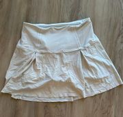 White Skort