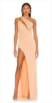 Katie May x REVOLVE A Cut Above Gown in Apricot