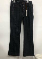 Ag The Jodi Crop button-up in gunmetal high rise slim flare crop size 26R nwt
