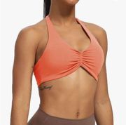 Aoxjox Halter Open Back Sports Bra