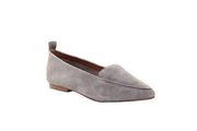 Jeffery Campbell Vionnet Flats Gray Size 6 Stealth Wealth Minimalist Suede Boho