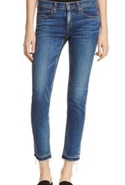 Rag & Bone Dre Slim Boyfriend Jeans Amelie Wash Raw Hem Womens Size 25