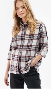 Barbour | Bethwin Shirt | Cloud Check | Sz 10 | NWT