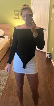 Off The Shoulder Long Sleeve Bodysuit