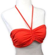 Parker Ruched Bandeau Bikini Top 🍊