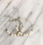 Pearl Hoops