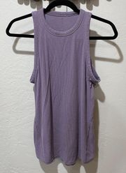 Lululemon Hold Tight Crewneck Tank Top Dusky Lavender Size 10