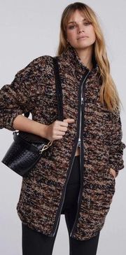 Varley Romar Jacket in Brown Speckle Size XXS