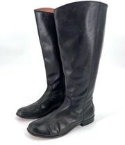 Kenneth Cole Black Leather riding Boots Size 7.5