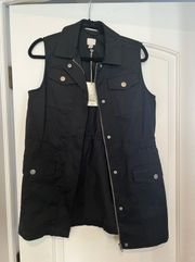 NWT Utility Vest Black