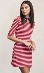 Reformation Red and White Amelie Dress Sz S