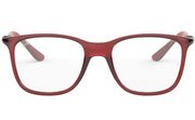 Ray-Ban  0RX7143 Transparent Red One Size