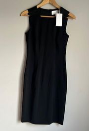 NWT BOSS by HUGO BOSS Black Dirusa Fundatal Sheath Dress