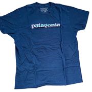 Patagonia retro purple / blue logo t-shirt 🔥